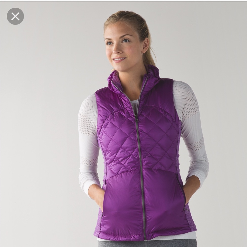 Lululemon Purple puffy vest